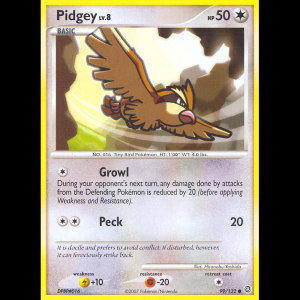 Pokemon TCG Pidgey - Secret Wonders dp3-99