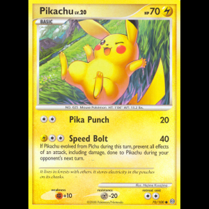 Pokemon TCG Pikachu - Stormfront dp7-70