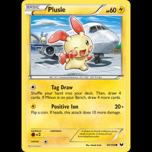 Pokemon TCG Plusle - Dark Explorers bw5-39