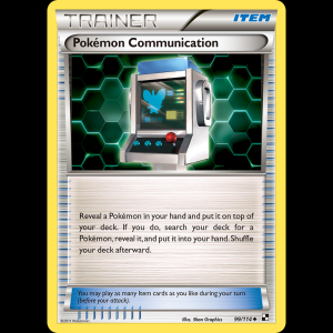 Pokemon TCG Pokemon Communication - Black & White bw1-99