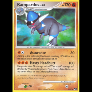Pokemon TCG Rampardos - POP Series 6 pop6-5