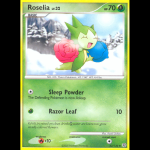 Pokemon TCG Roselia - Secret Wonders dp3-62