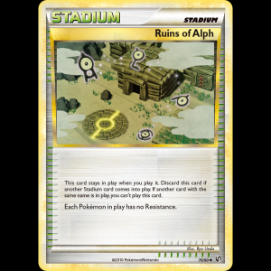 Pokemon TCG Ruins of Alph - HS—Undaunted hgss3-76