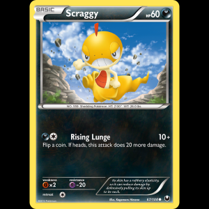 Pokemon TCG Scraggy - Dark Explorers bw5-67