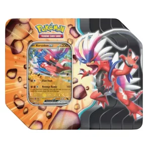 Pokemon TCG Slashing Legends Tin Case Koraidon