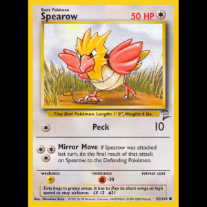 Pokemon TCG Spearow - Base Set 2 base4-92
