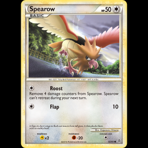 Pokemon TCG Spearow - HS—Unleashed hgss2-62