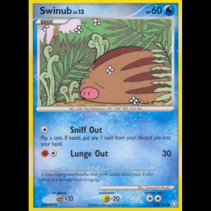 Pokemon TCG Swinub - Legends Awakened dp6-123