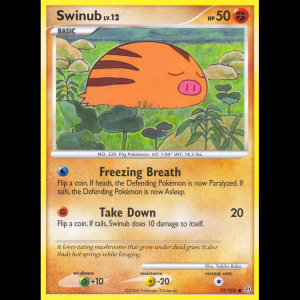 Pokemon TCG Swinub - Stormfront dp7-77