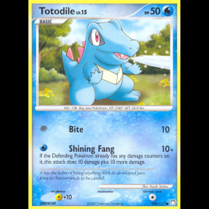 Pokemon TCG Totodile - Mysterious Treasures dp2-106