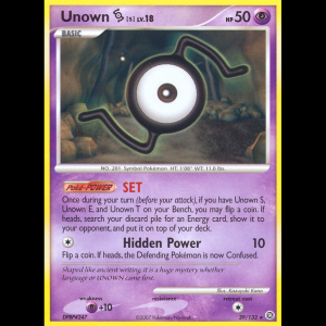 Pokemon TCG Unown [S] - Secret Wonders dp3-39