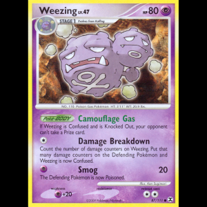 Pokemon TCG Weezing - Rising Rivals pl2-87 reverseHolofoil