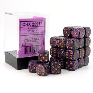 Chessex Dados 12mm Hurricane Speckled Dice D6