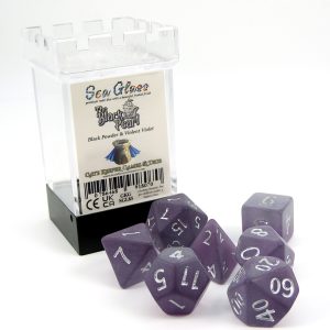 Gate Keeper Games Dados Sea Glass Black Pearl D7