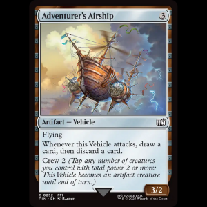 MTG Adventurer's Airship Final Fantasy fin#252