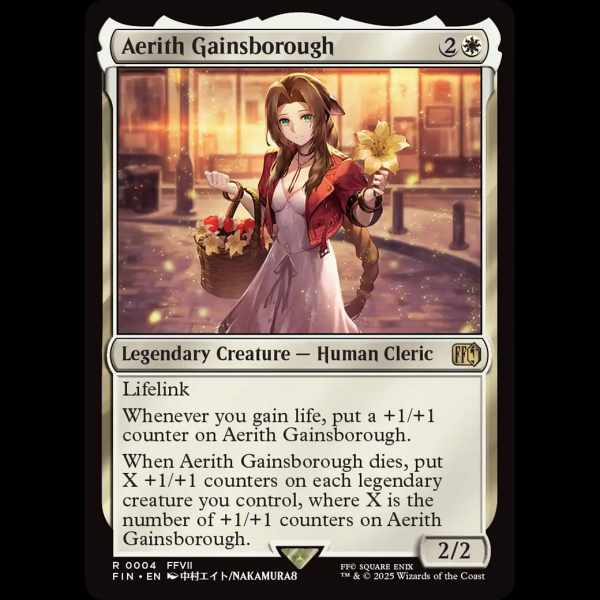aerith card sleeves Final Fantasy 7 Aerith Gainsborough Cosplay Jacket 2X-Large / Red / Wool and Real Leather main image 0