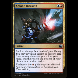 MTG Arcane Infusion Innistrad: Midnight Hunt mid#210