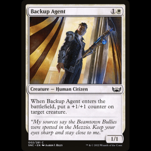 MTG Agente de apoyo (Backup Agent) Streets of New Capenna snc#2