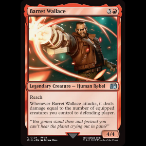 MTG Barret Wallace Final Fantasy fin#129
