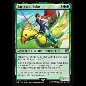 MTG Bartz and Boko Final Fantasy fin#175