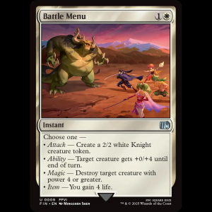 MTG Battle Menu Final Fantasy fin#9