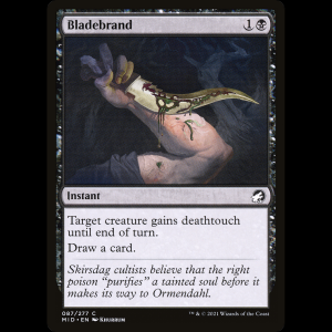MTG Marcar al rojo vivo (Bladebrand) Innistrad: Midnight Hunt mid#87