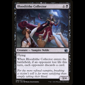 MTG Recolectora de diezmos de sangre (Bloodtithe Collector) Innistrad: Midnight Hunt mid#90