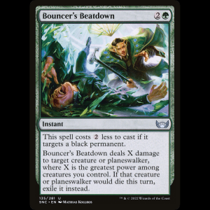 MTG Bouncer's Beatdown Streets of New Capenna snc#135
