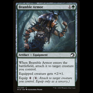 MTG Armadura de zarzas (Bramble Armor) Innistrad: Midnight Hunt mid#171