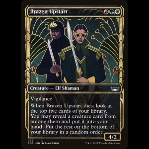 MTG Brazen Upstart Streets of New Capenna snc#296