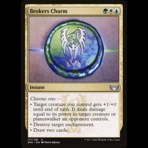 MTG Amuleto de los Mediadores (Brokers Charm) Streets of New Capenna snc#171