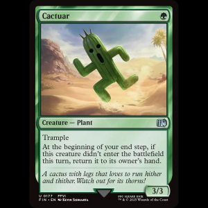 MTG Cactuar Final Fantasy fin#177