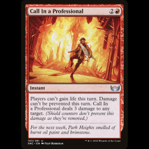 MTG Call In a Professional Streets of New Capenna snc#103