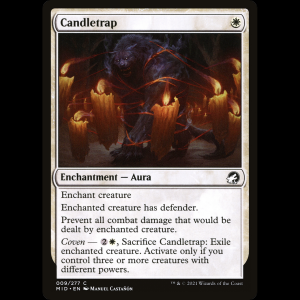 MTG Trampa con velas (Candletrap) Innistrad: Midnight Hunt mid#9