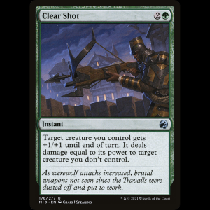 MTG Clear Shot Innistrad: Midnight Hunt mid#176