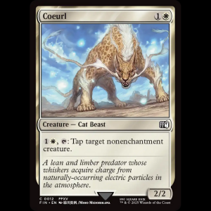 MTG Coeurl Final Fantasy fin#12