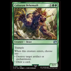 MTG Coliseum Behemoth Final Fantasy fin#181