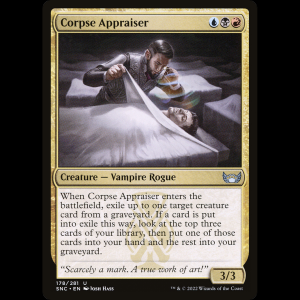 MTG Tasador de cadáveres (Corpse Appraiser) Streets of New Capenna snc#178