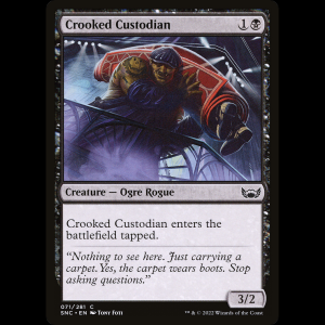 MTG Custodio deshonesto (Crooked Custodian) Streets of New Capenna snc#71