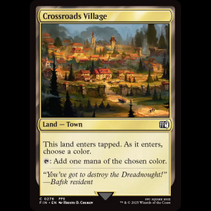 MTG Crossroads Village Final Fantasy fin#276