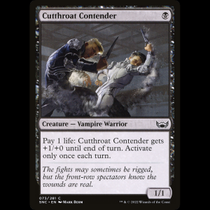 MTG Contendiente despiadada (Cutthroat Contender) Streets of New Capenna snc#73