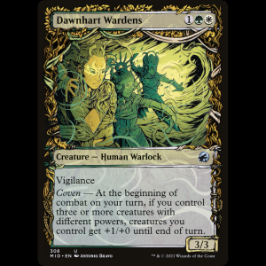 MTG Dawnhart Wardens Innistrad: Midnight Hunt mid#308