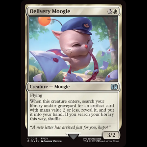 MTG Delivery Moogle Final Fantasy fin#15
