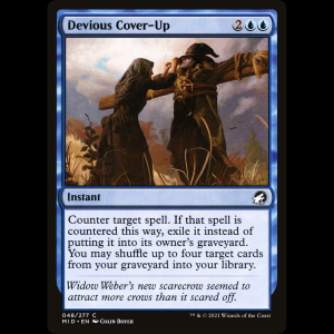 MTG Encubrimiento ladino (Devious Cover-Up) Innistrad: Midnight Hunt mid#48