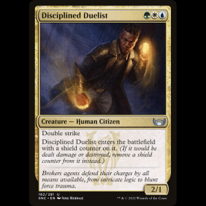 MTG Duelista disciplinado (Disciplined Duelist) Streets of New Capenna snc#182
