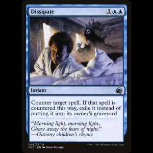MTG Disipar (Dissipate) Innistrad: Midnight Hunt mid#49