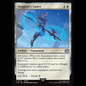 MTG Dragoon's Lance Final Fantasy fin#17