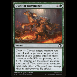 MTG Duelo por la supremacía (Duel for Dominance) Innistrad: Midnight Hunt mid#184