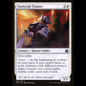 MTG Entrenador de duelistas (Duelcraft Trainer) Innistrad: Midnight Hunt mid#16