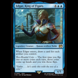 MTG Edgar, King of Figaro Final Fantasy fin#51